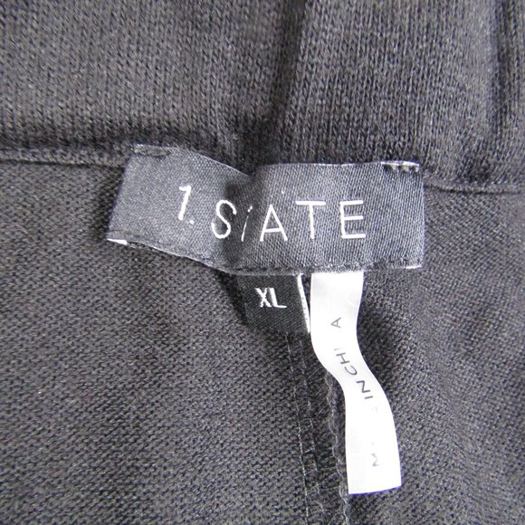 1.State NEW NWT XL Black Jogger Sweatpants - Picture 3 of 7